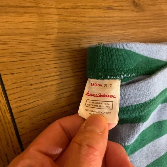 Hanna Andersson Pajama Bottoms size 12 - Picture 2 of 3